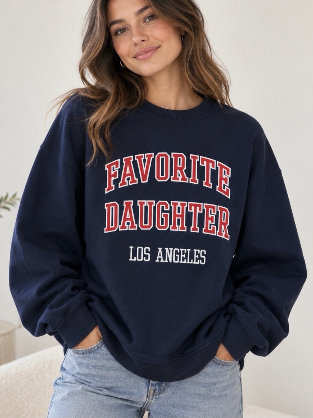 Favorite Daughter Los Angeles Crew Neck